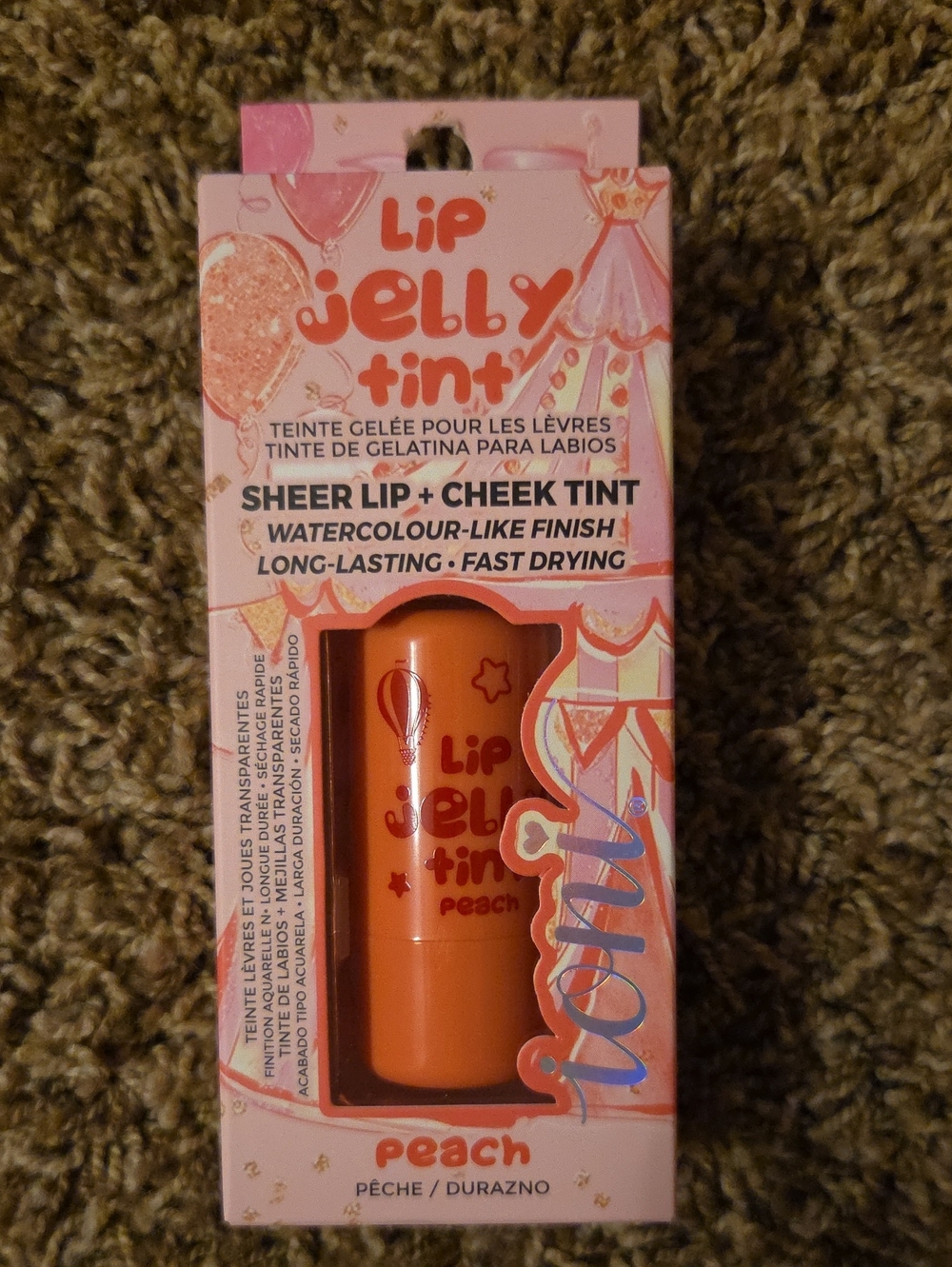 Lip Jelly Tint Sheer Lip & Cheek Tint - Peach